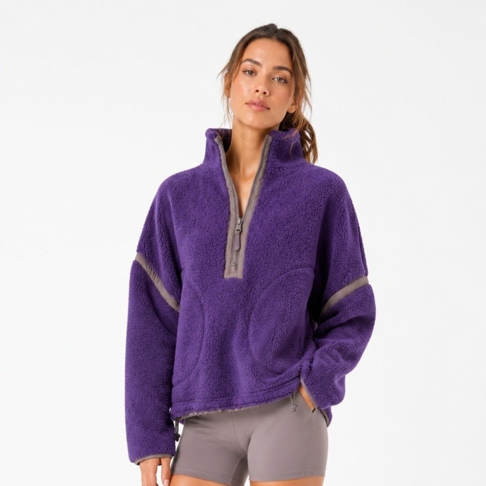 Free People Movement Pullover Womens Medium Mountain High Fleece Half Zip